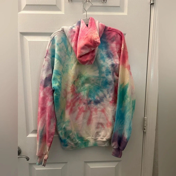Dannijo Hailey Hoodie in Multi Tie Dye - Picture 3 of 5